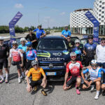 Presentazione GIRO-E ENEL 2026: Team e maglie I Capitani del Giro-E Enel 2026 con Giancarlo Fisichella